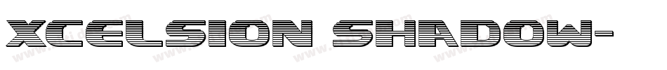 Xcelsion Shadow字体转换